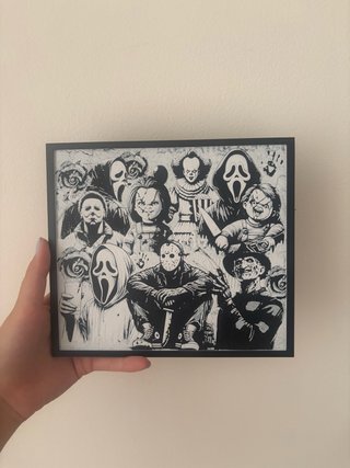 Disegno murale horror
