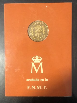 Prueba Numismática Cien Pesetas 1982