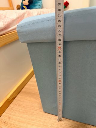 Baúl infantil azul cielo