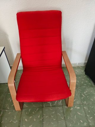 Sillón Ikea Rojo