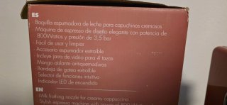 Cafetera Vital Espresso Roja 3.5 Bar