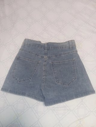 Falda pantalón vaquera con botones