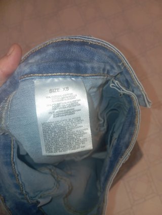 Falda pantalón vaquera con botones