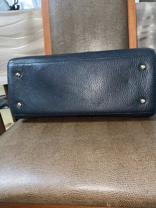 Bolso PG Negro Piel Asa Cadena Dorada