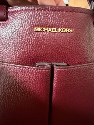 Bolso Michael Kors Púrpura y Dorado