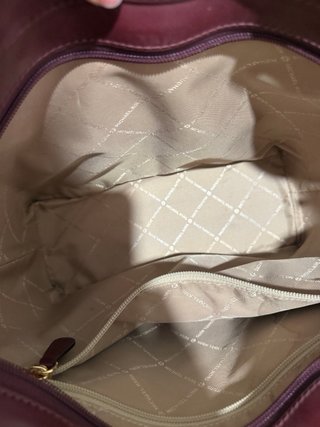 Bolso Michael Kors Púrpura y Dorado