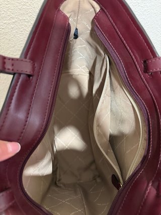 Bolso Michael Kors Púrpura y Dorado