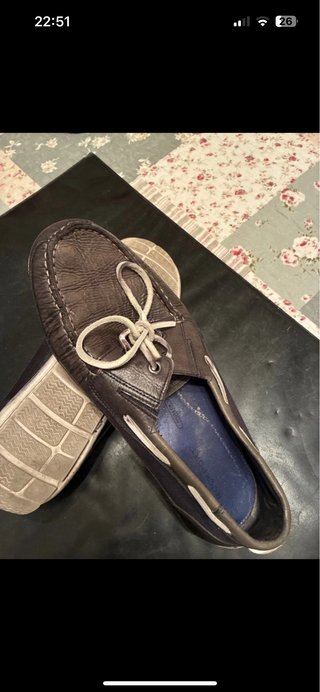 Zapatos de piel marrón talla 40