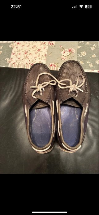 Zapatos de piel marrón talla 40
