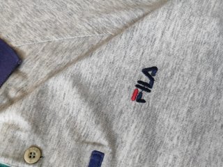 Polo Fila Vintage Y2K Geometrico