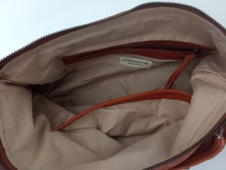 Bolso Biba Piel Marrón/Teja Nuevo