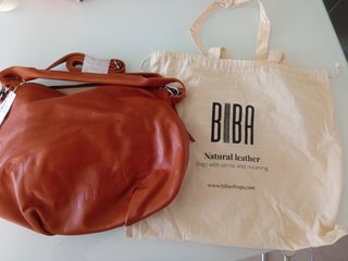 Bolso Biba Piel Marrón/Teja Nuevo