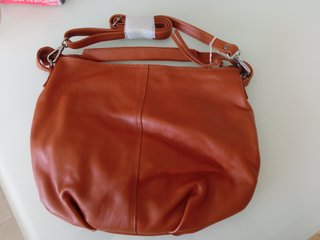 Bolso Biba Piel Marrón/Teja Nuevo