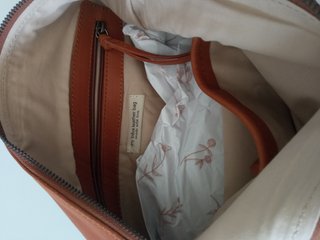 Bolso Biba Piel Marrón/Teja Nuevo