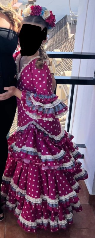 Vestido de flamenca con volantes