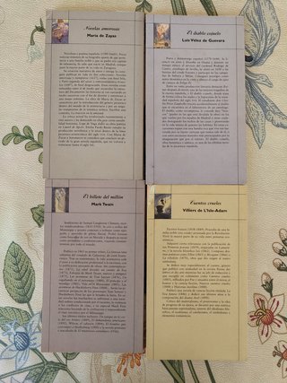 Lote 4 Libros Literatura Universal Grandes Autores