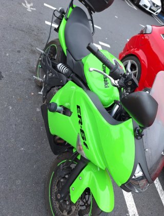 Kawasaki ER6f Verde
