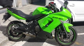 Kawasaki ER6f Verde