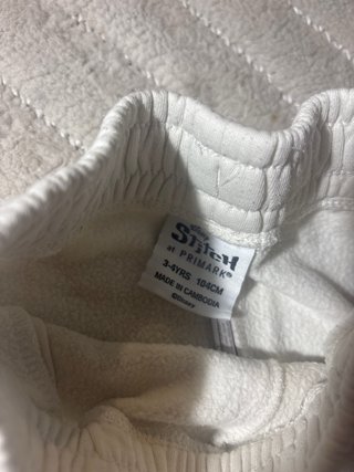 Conjunto Chándal Blanco Stitch Niña