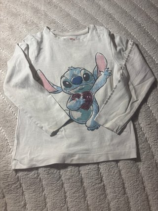 Conjunto Chándal Blanco Stitch Niña