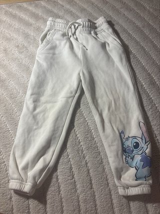 Conjunto Chándal Blanco Stitch Niña
