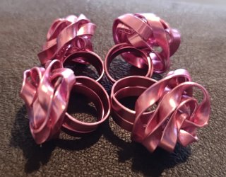 Lote de anillos  16 y idades artesanales