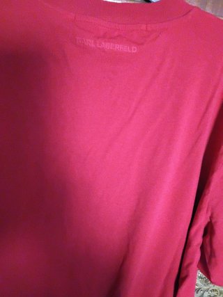 Camiseta Karl Lagerfeld Roja Talla XL