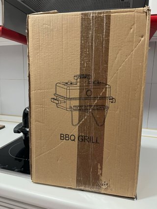 Barbacoa Plegable Negra Sin Estrenar