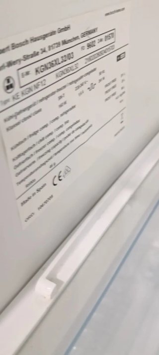 NEVERA COMBI BOSCH NO FROST ENERGÍA A+