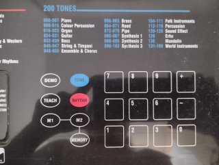 Teclado piano Rockjam RJ761 63 teclas color negro