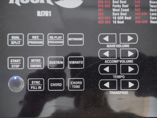 Teclado piano Rockjam RJ761 63 teclas color negro