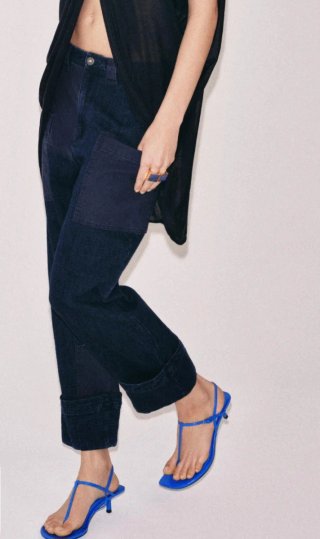 Pantalón combinado bolsillos ZW Collection #Zara