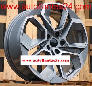8811 JUEGO DE 4 LLANTAS SKODA GREY METAL r430324