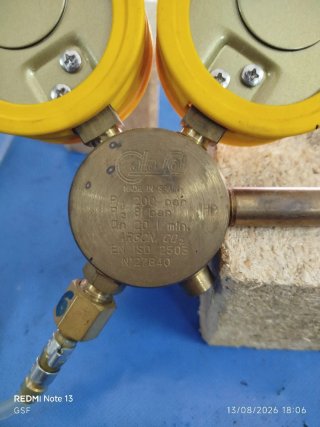 Manorreductor GALA SOL Argón/CO₂ con caudalímetro