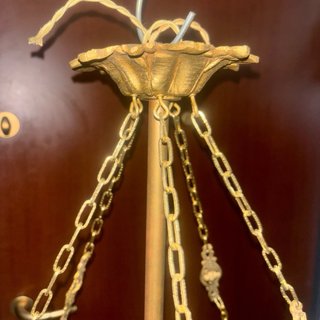 Lampadario Murano Vetro Fuori Grappoli Oro