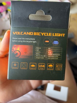 Luz Trasera USB para Bicicleta