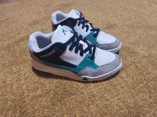 Zapatillas Le Coq Sportif Blancas y Verdes