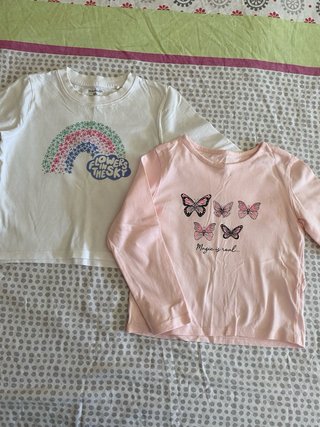 Lote 3 camisetas niña 3 años