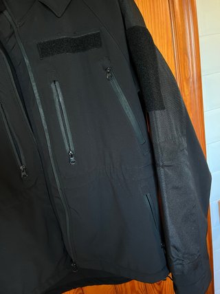 Chaqueta Militar MilTec Negra Táctica