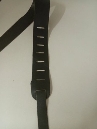 Correa de cuero para guitarra/bajo