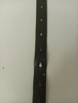 Correa de cuero para guitarra/bajo