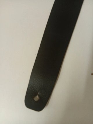 Correa de cuero para guitarra/bajo