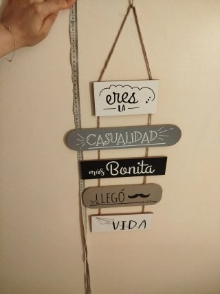 Cartel decorativo enamorados