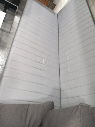 Sofá Cama Gris Tela