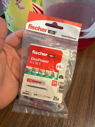 Fischer DuoPower 6x30 T tacos (25 uds)