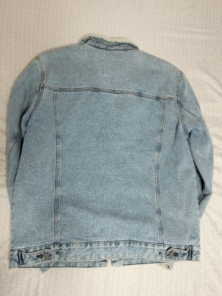 Cazadora vaquera LEFTIESMAN forrada talla XL
