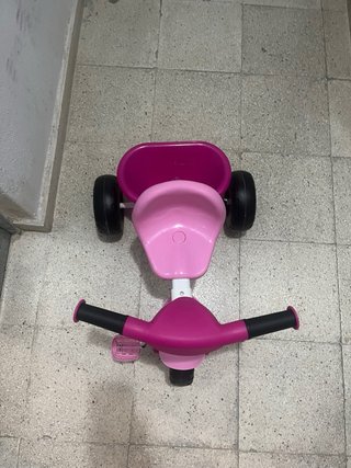 Triciclo infantil rosa