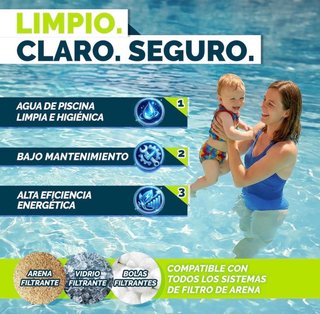 Depuradora Piscina Tillvex con Temporizador