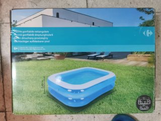 Piscina Inflable Rectangular 430L Carrefour