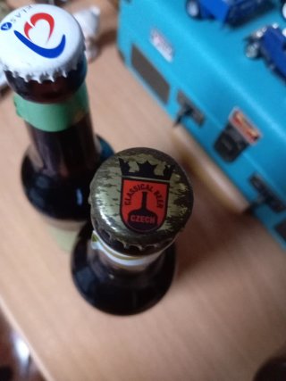 2 Botellas Cerveza Checa de Coleccionistas.